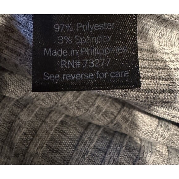 Womens Simply Vera Wang Cowl Neck Ribbed Knit Sweater Size Large - Picture 6 of 6